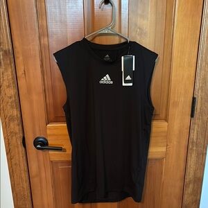 Adidas Black Muscle Tank